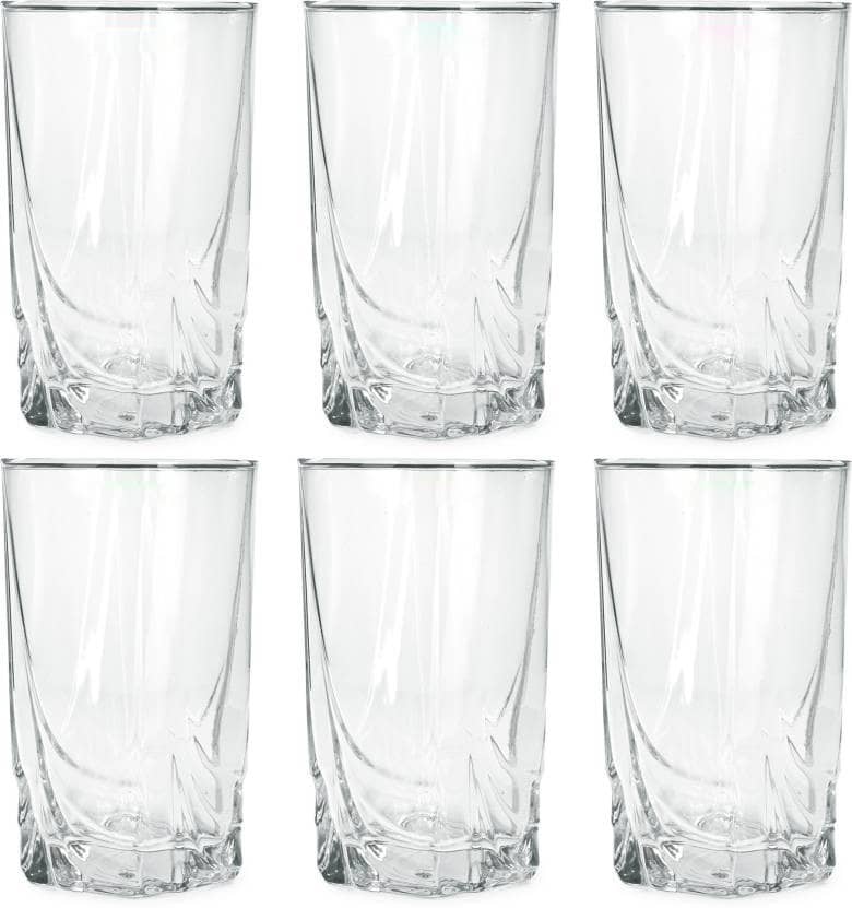 Somil Water/Juice  Glasses Set,  280 ML - (Pack Of 6)