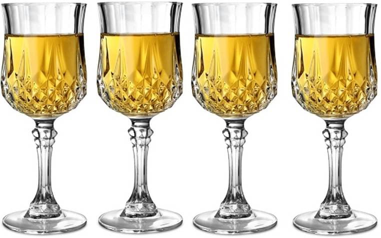     			Somil Wine  Glasses Set,  100 ML - (Pack Of 4)