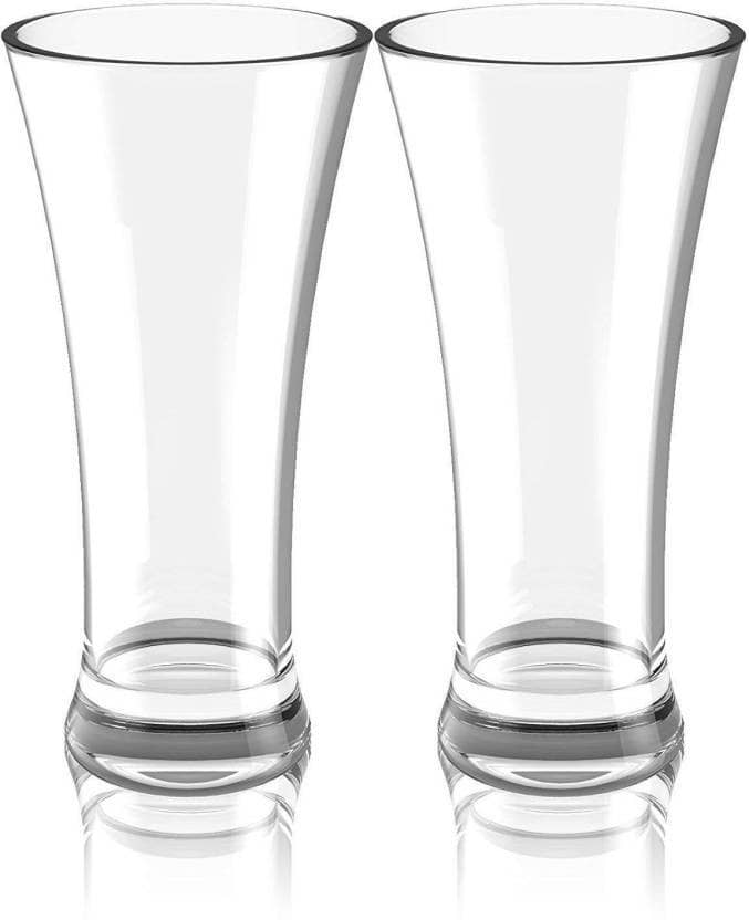 Somil Glass Drinking Glass, Transparent, Pack Of 2, 250 ml