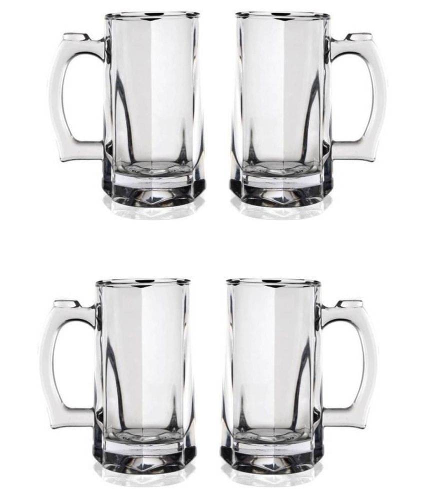     			Somil Beer Mug Glasses Set,  400 ML - (Pack Of 4)