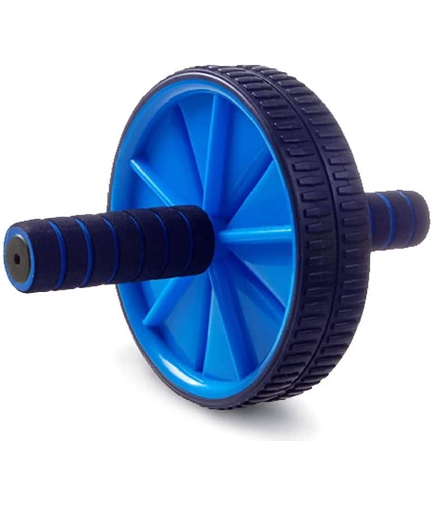 AB WheelRoller_Exercise_with KneeMat_FoamHandles_BellyFatBurner for Men&Women - Sports and Fitness Equipment | Buy online on ZillyBuy