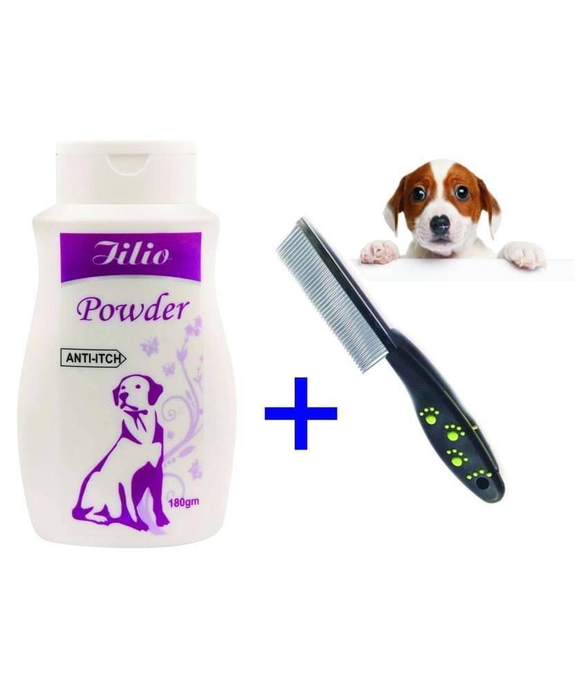     			Anti Itch Powder for Dog  (180gms) with Pet Comb