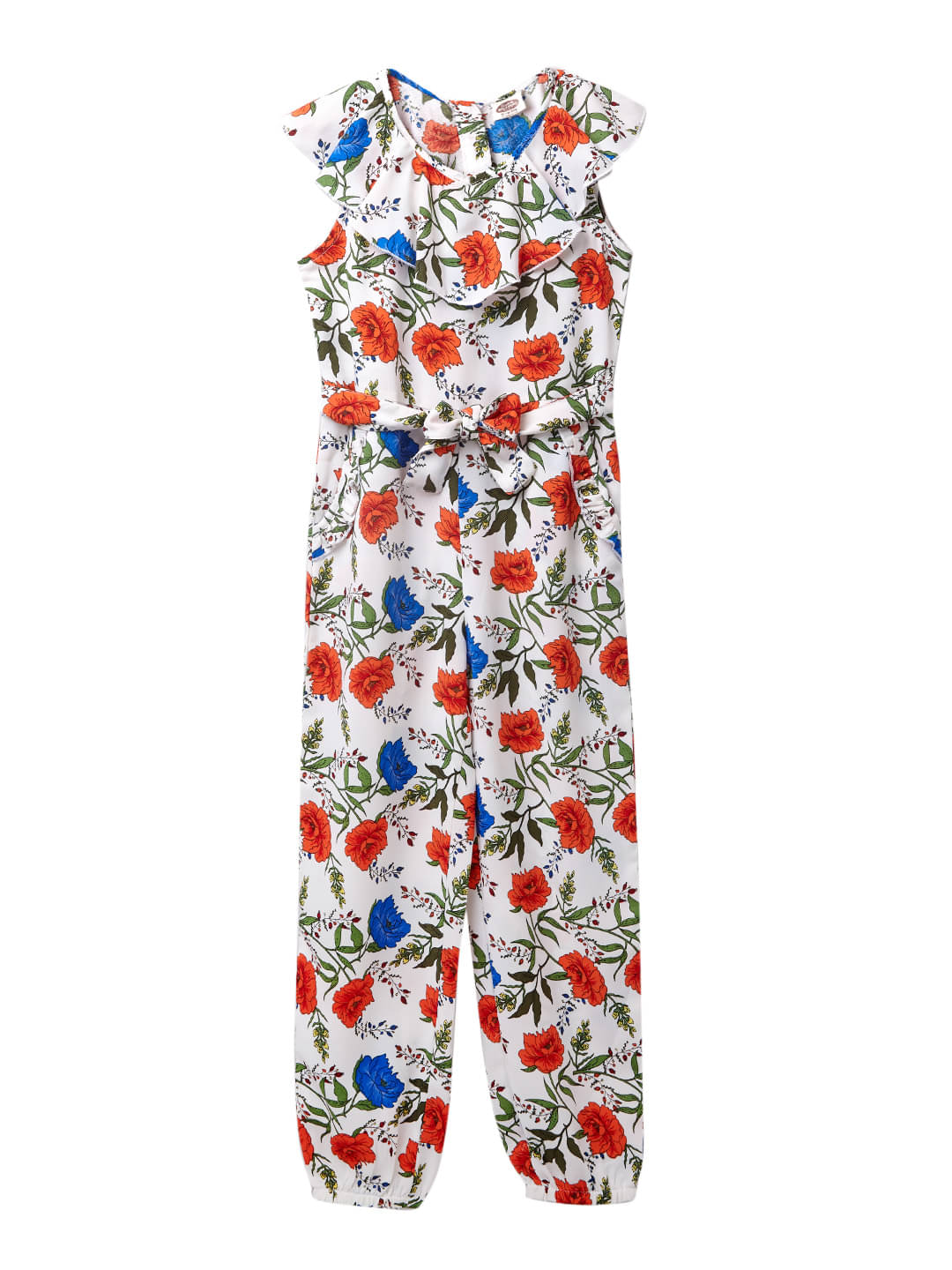     			Cub Mcpaws Girls Rayon Jumpsuit ( White )