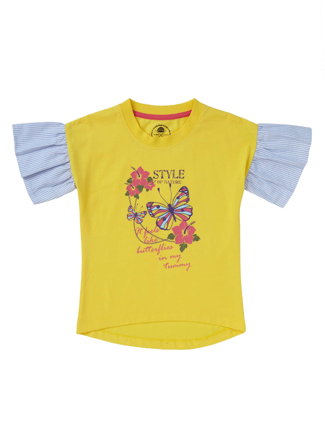     			Cub Mcpaws Pack of 1 Girls Cotton T-Shirts ( Yellow )