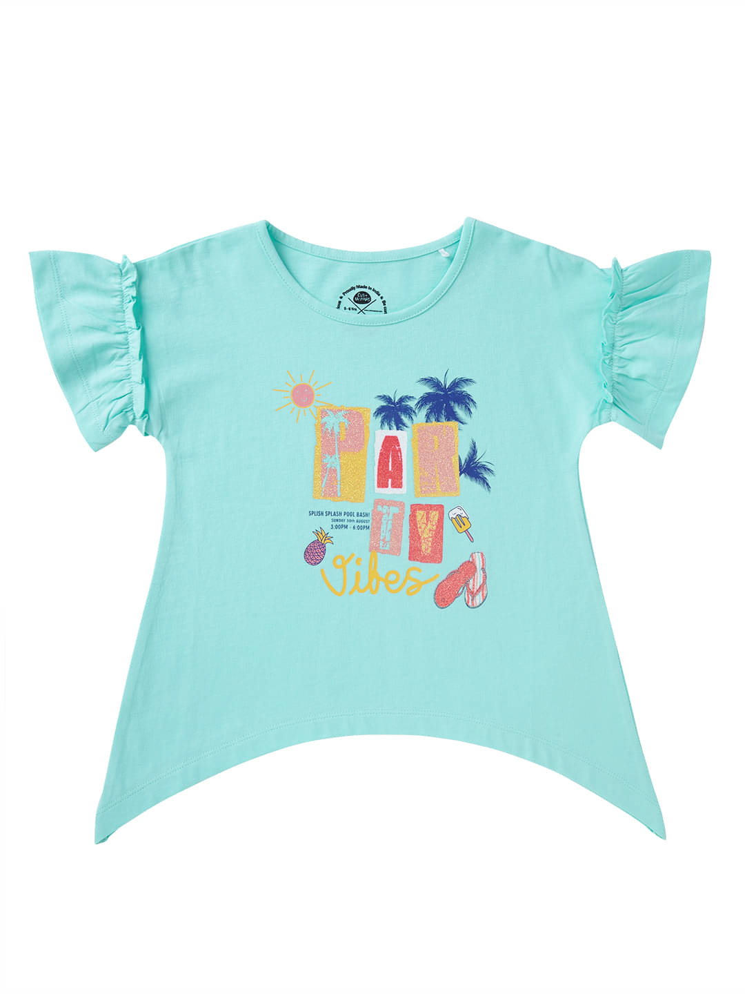     			Cub Mcpaws Pack of 1 Girls Cotton T-Shirts ( Green )