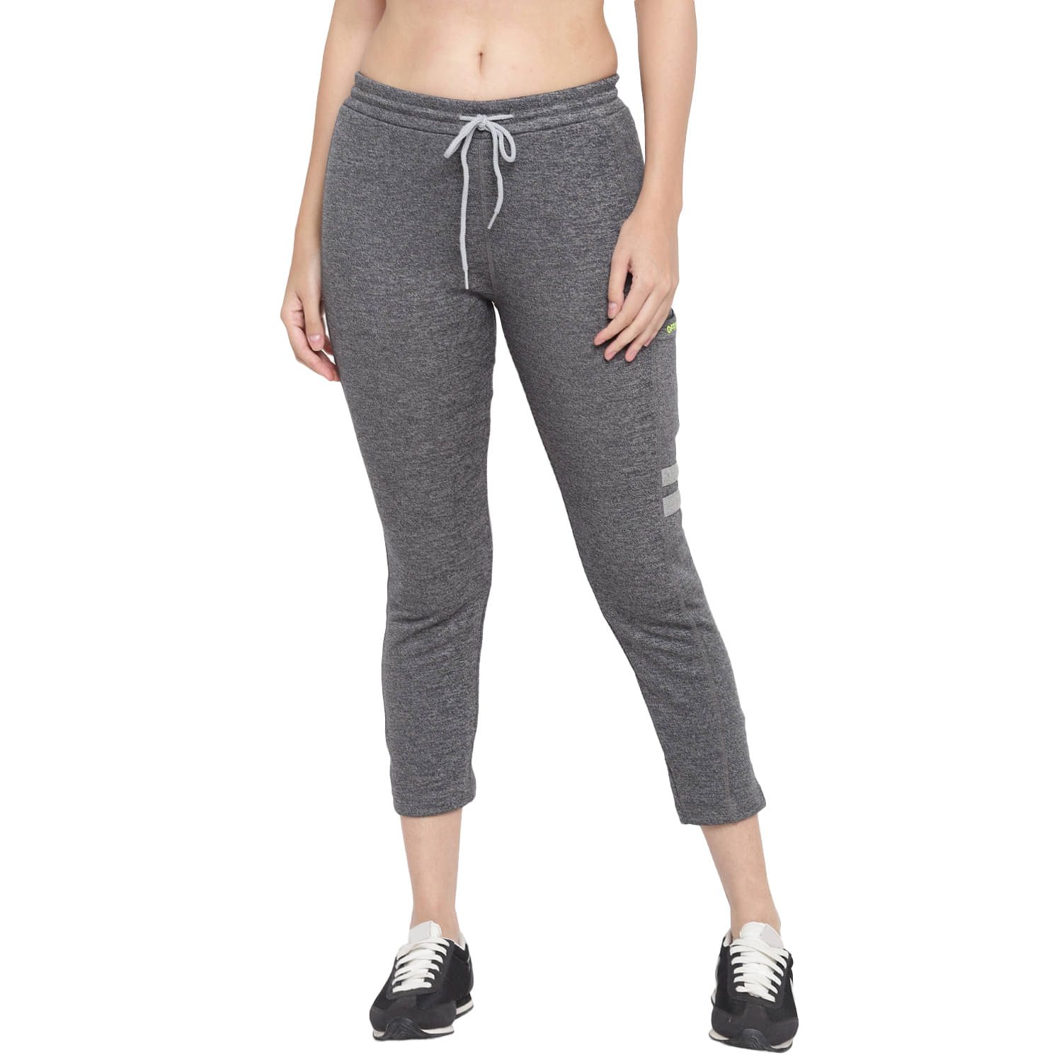     			OFF LIMITS Grey Polyester Trackpants - Single