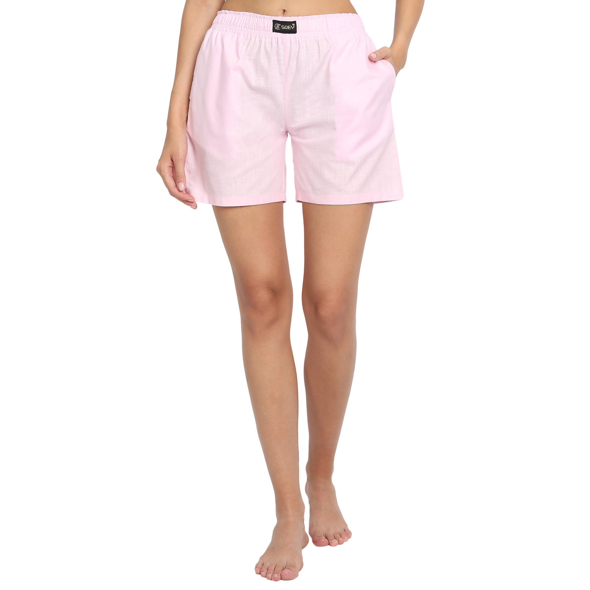     			SREY Cotton Bermuda - Pink