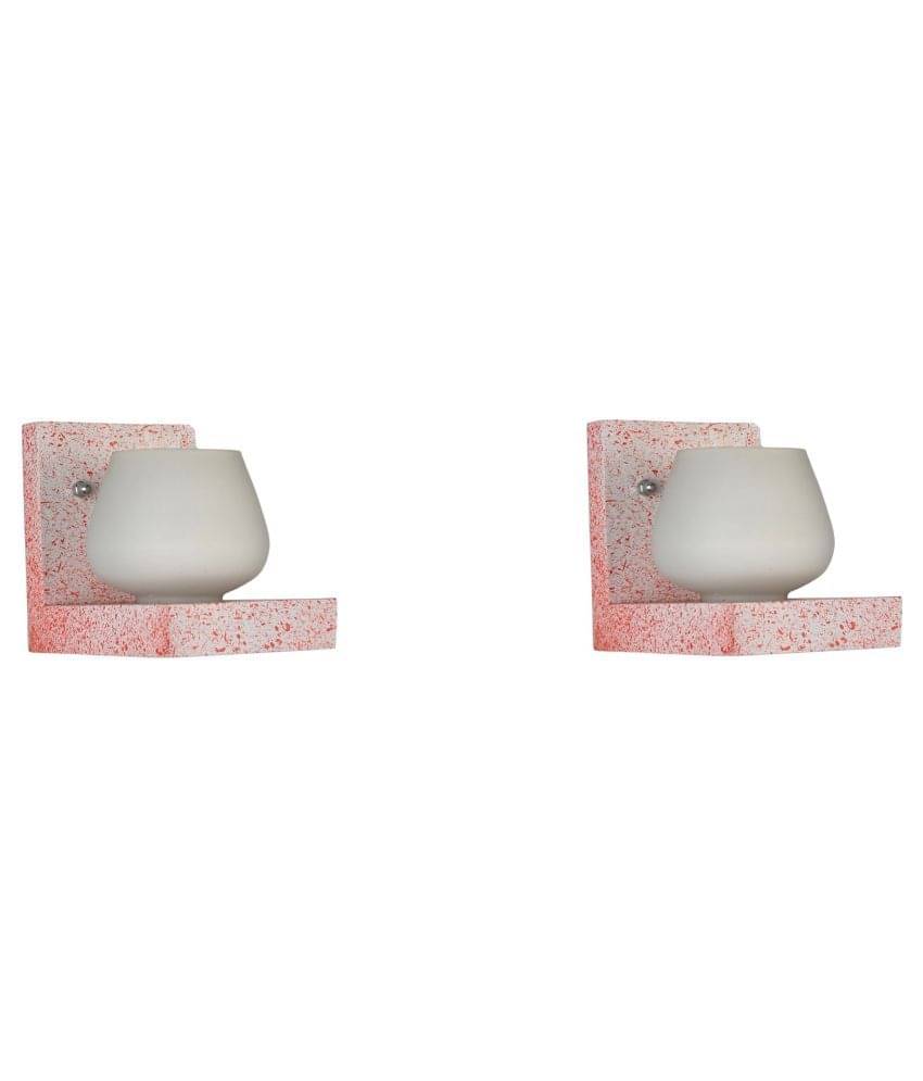 Somil Decorative Wall Lamp Light Glass Wall Light Multi - Pack of 2     			Somil Decorative Wall Lamp Light Glass Wall Light Multi - Pack of 2