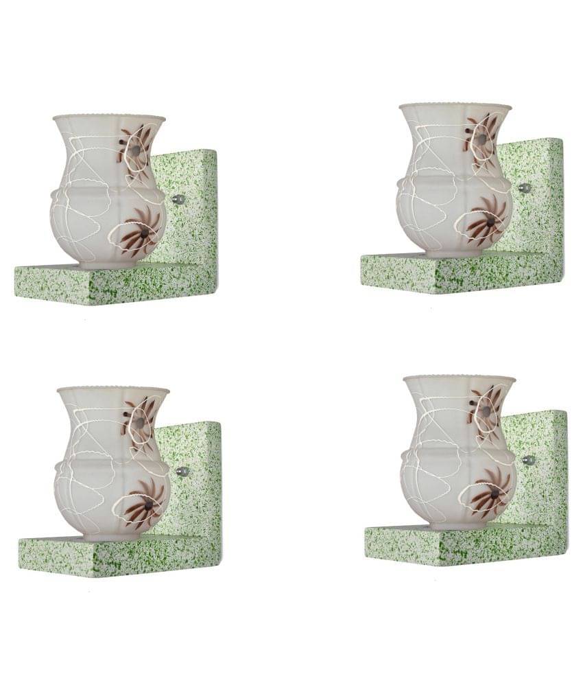     			Somil Decorative Wall Lamp Light Glass Wall Light Multi - Pack of 4