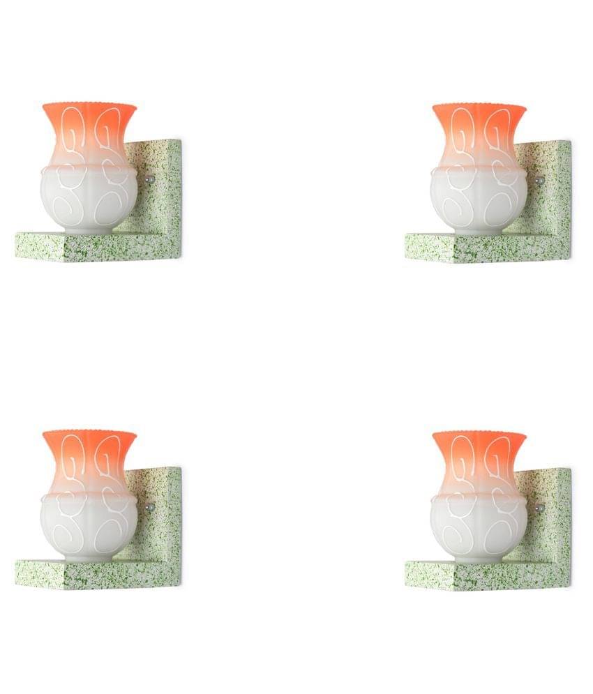 Somil Decorative Wall Lamp Light Glass Wall Light Multi - Pack of 4 Somil Decorative Wall Lamp Light Glass Wall Light Multi - Pack of 4