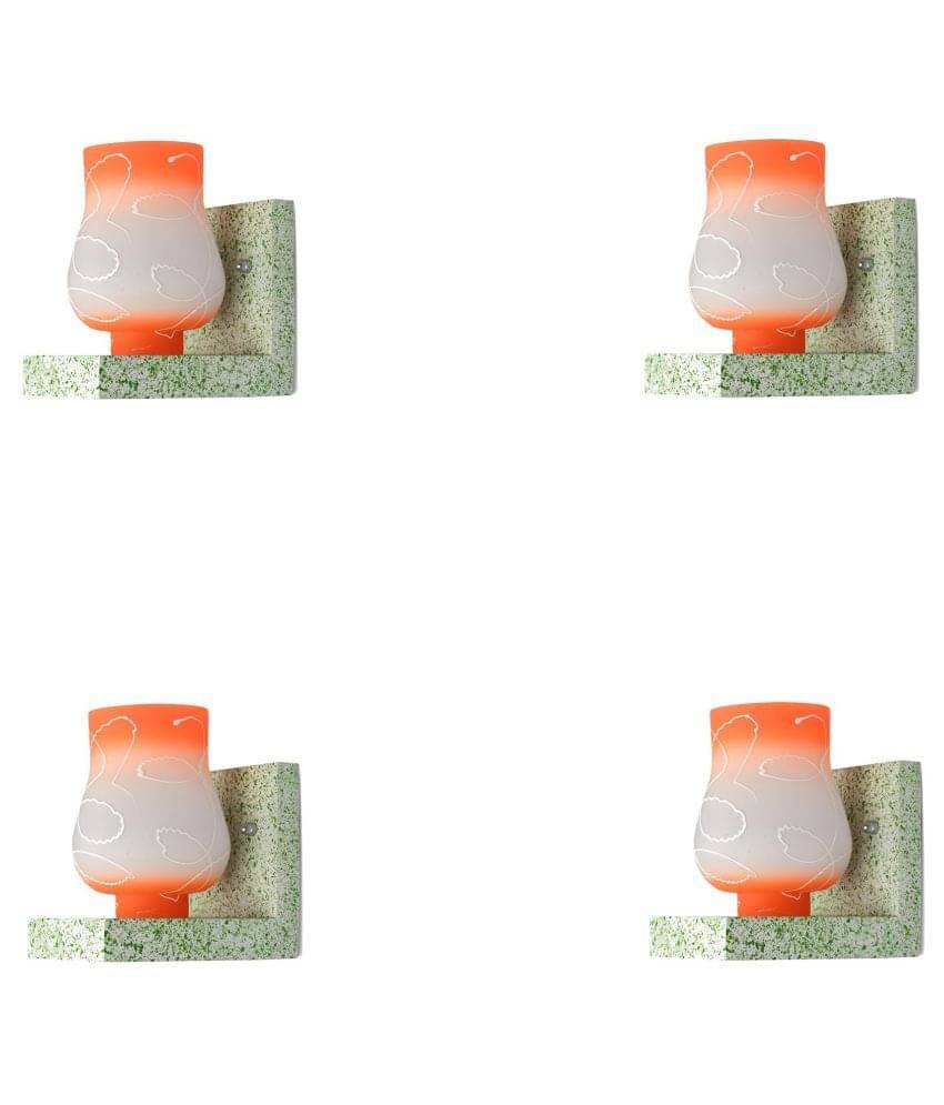 Somil Decorative Wall Lamp Light Glass Wall Light Multi - Pack of 4     			Somil Decorative Wall Lamp Light Glass Wall Light Multi - Pack of 4