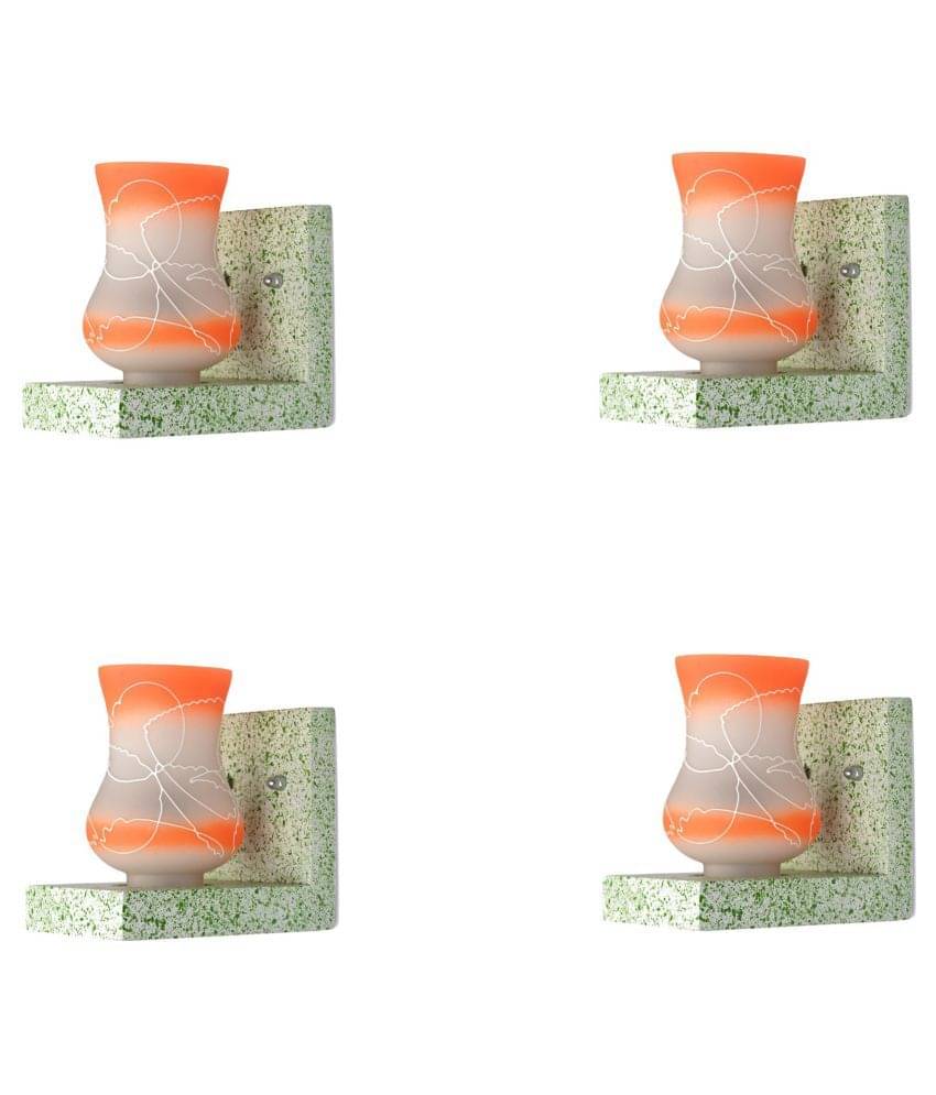 Somil Decorative Wall Lamp Light Glass Wall Light Multi - Pack of 4 Somil Decorative Wall Lamp Light Glass Wall Light Multi - Pack of 4