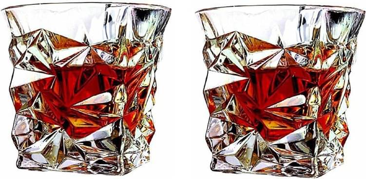     			Somil Whisky  Glasses Set,  250 ML - (Pack Of 2)