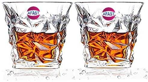     			Somil Whisky  Glasses Set,  250 ML - (Pack Of 2)