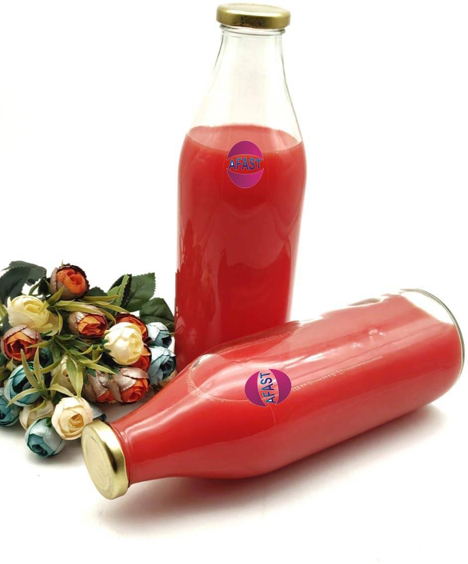     			Somil Glass Storage Bottle, Transparent, Pack Of 3, 300 ml