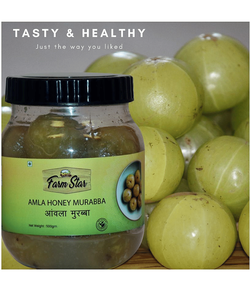 Farm Star Amla Honey Murabba (100% Fresh & Homemade) Pickle 500 g