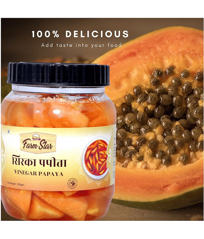 Farm Star (Sirka Papita) Fruit Pickle 500 g
