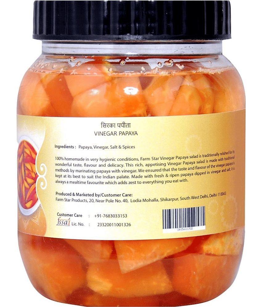 Farm Star (Sirka Papita) Fruit Pickle 500 g
