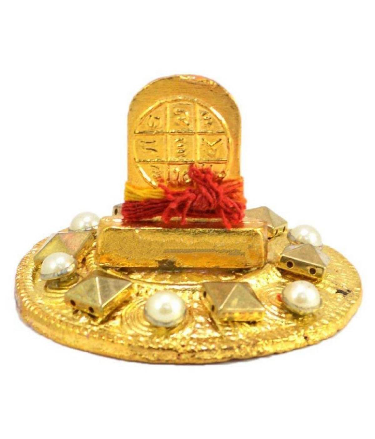     			Rudra Divine Shri Chandra Yantra Yantram Hindu Brass Gold Plated Chandra Yantra