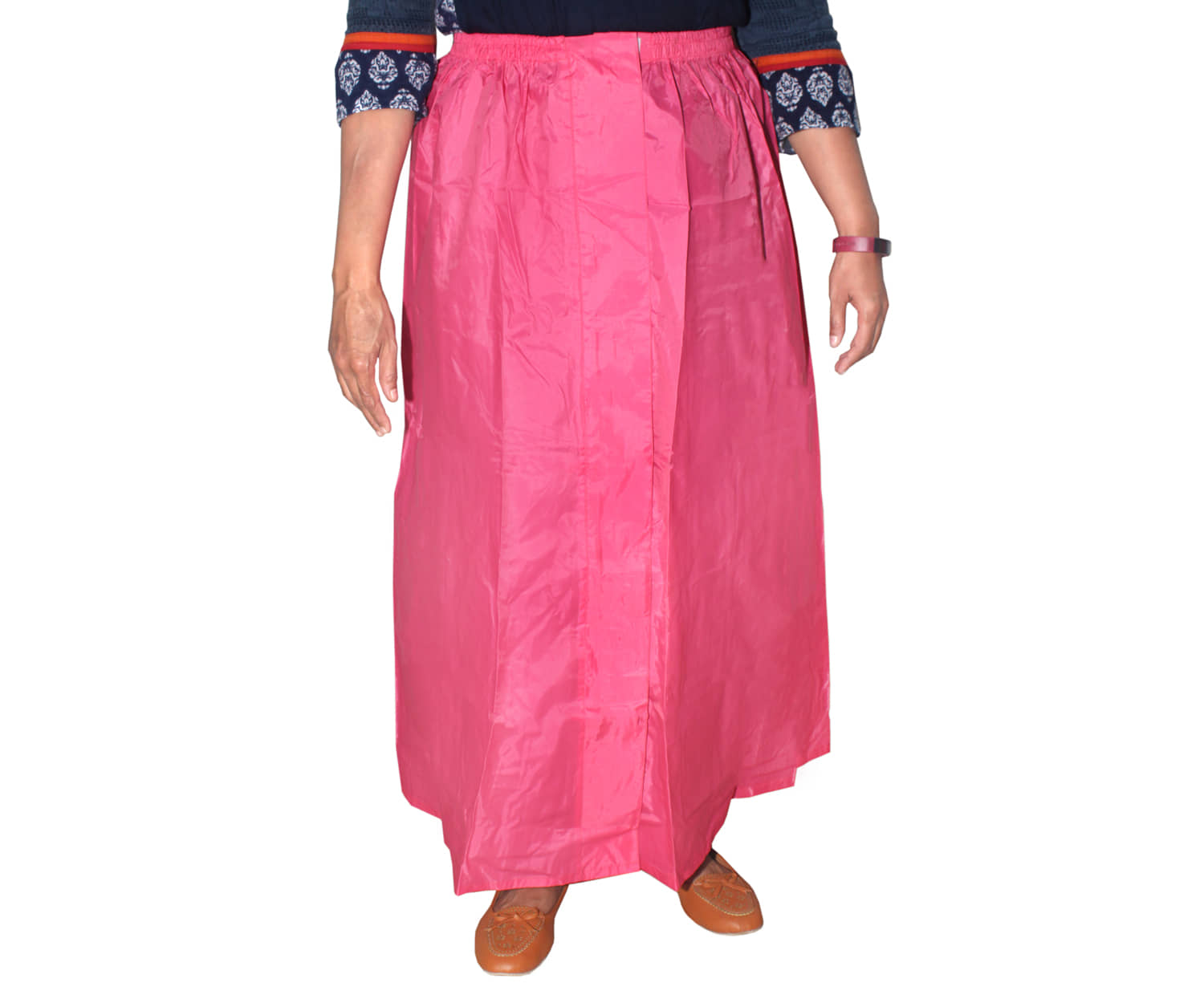Goodluck Nylon Short Rainwear - Pink