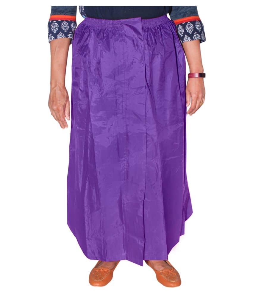 Goodluck Nylon Short Rainwear - Purple
