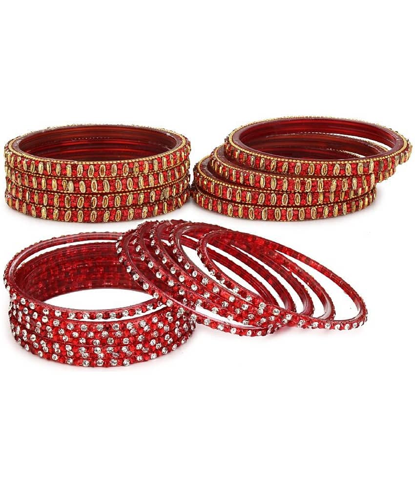 Somil Designer Wedding Fancy Glass Bangle Set For Party, Marriage, Function And Daily Use - Bangles & Bracelets | Buy online on ZillyBuy