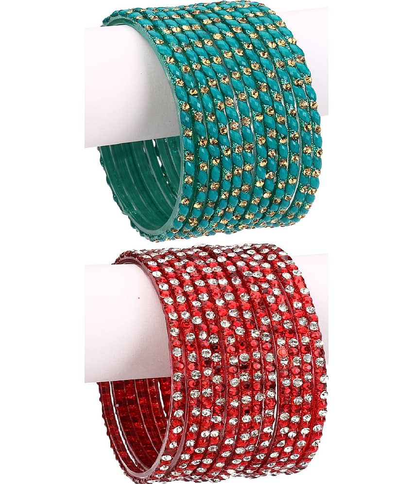 Somil Designer Wedding Fancy Glass Bangle Set For Party, Marriage, Function And Daily Use - Bangles & Bracelets | Buy online on ZillyBuy