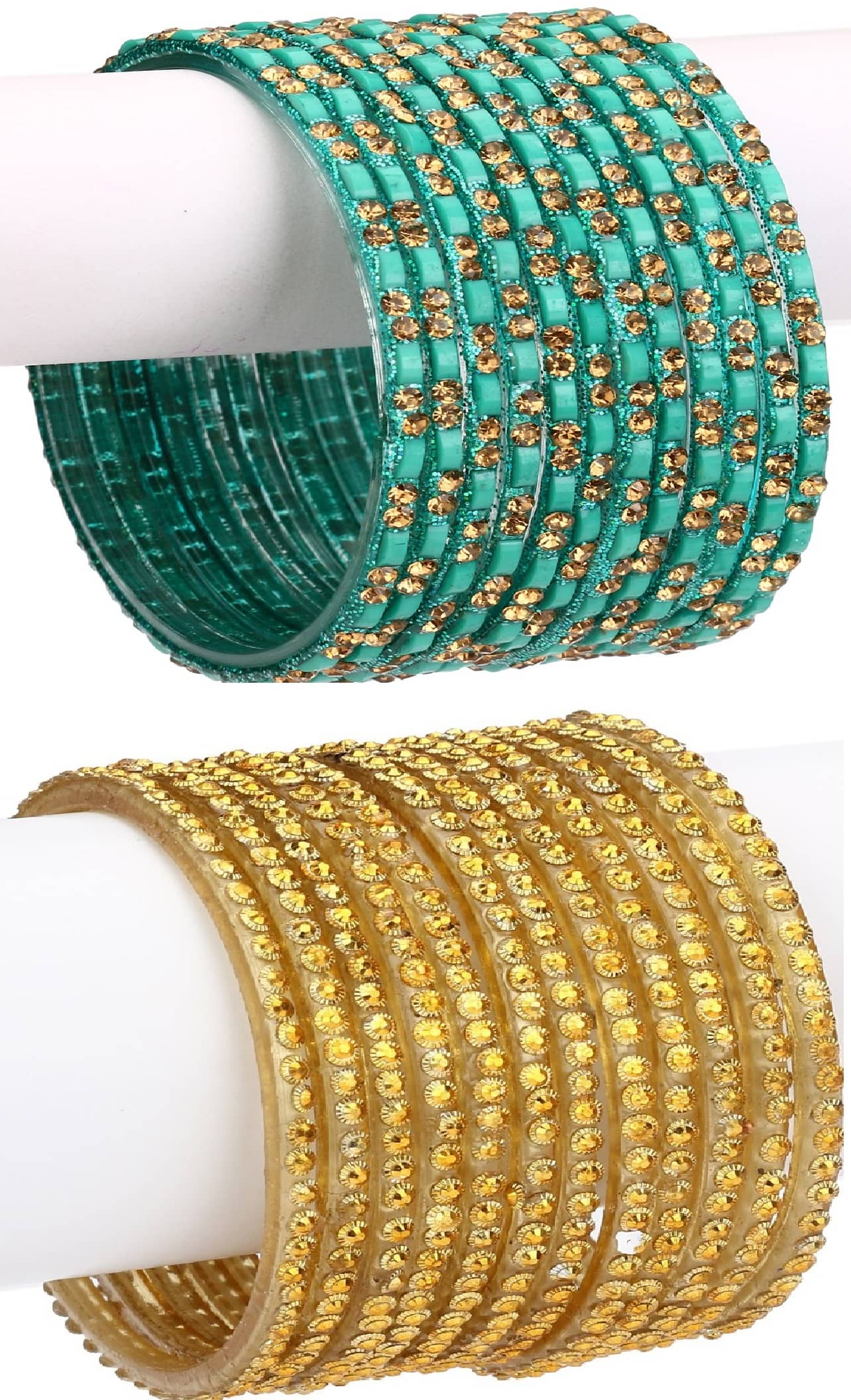 Somil Designer Wedding Fancy Glass Bangle Set For Party, Marriage, Function And Daily Use - Bangles & Bracelets | Buy online on ZillyBuy