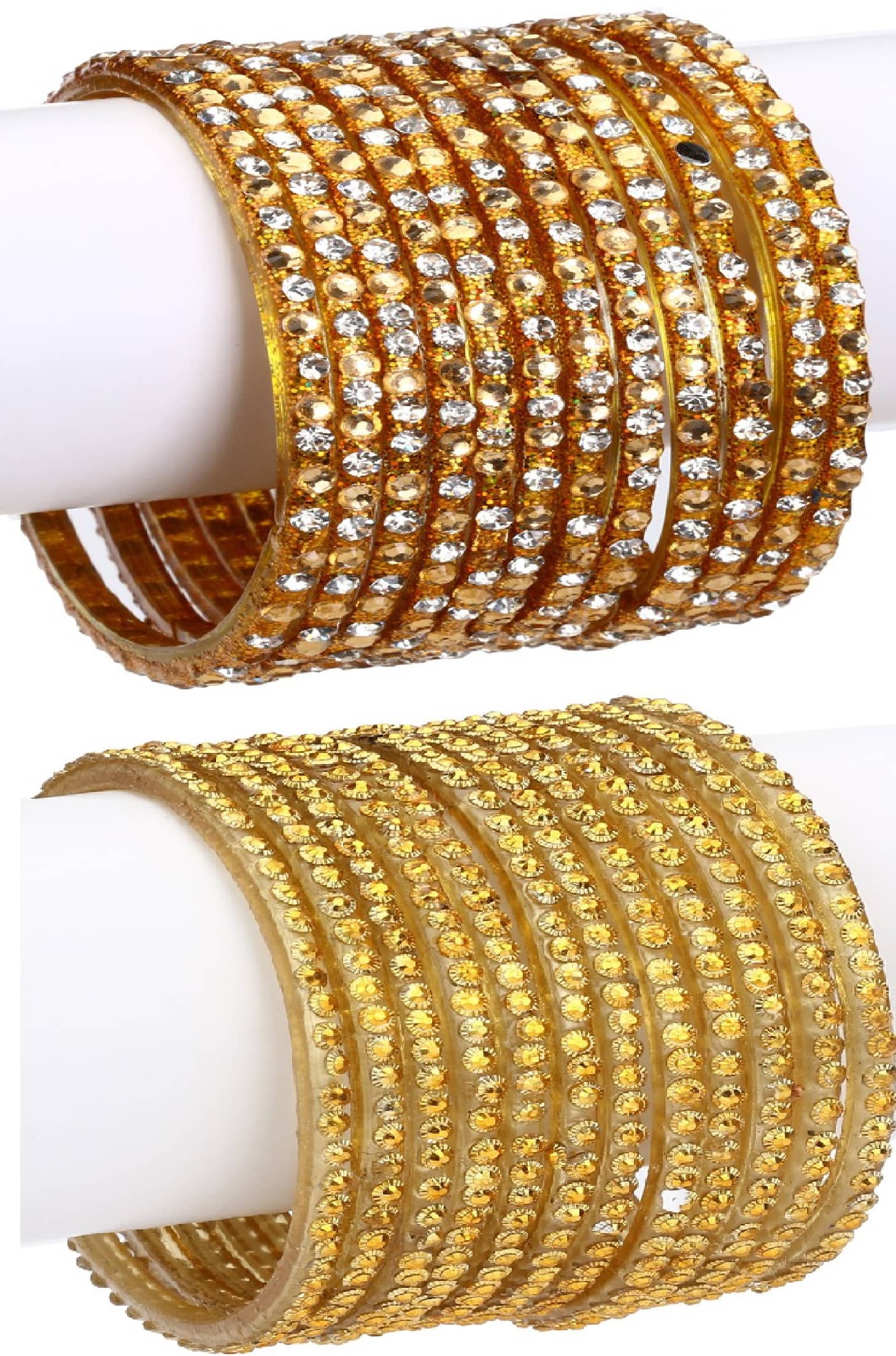 Somil Designer Wedding Fancy Glass Bangle Set For Party, Marriage, Function And Daily Use - Bangles & Bracelets | Buy online on ZillyBuy