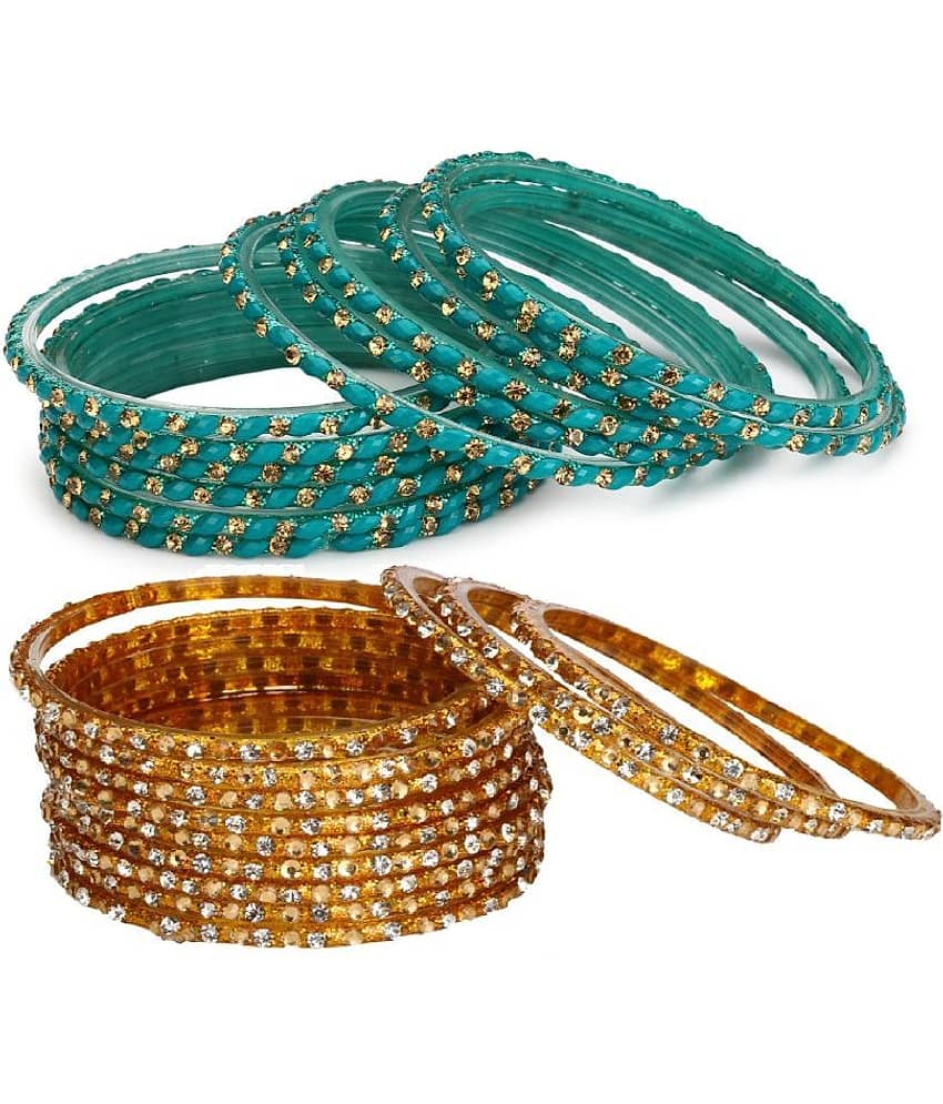 Somil Designer Wedding Fancy Glass Bangle Set For Party, Marriage, Function And Daily Use - Bangles & Bracelets | Buy online on ZillyBuy