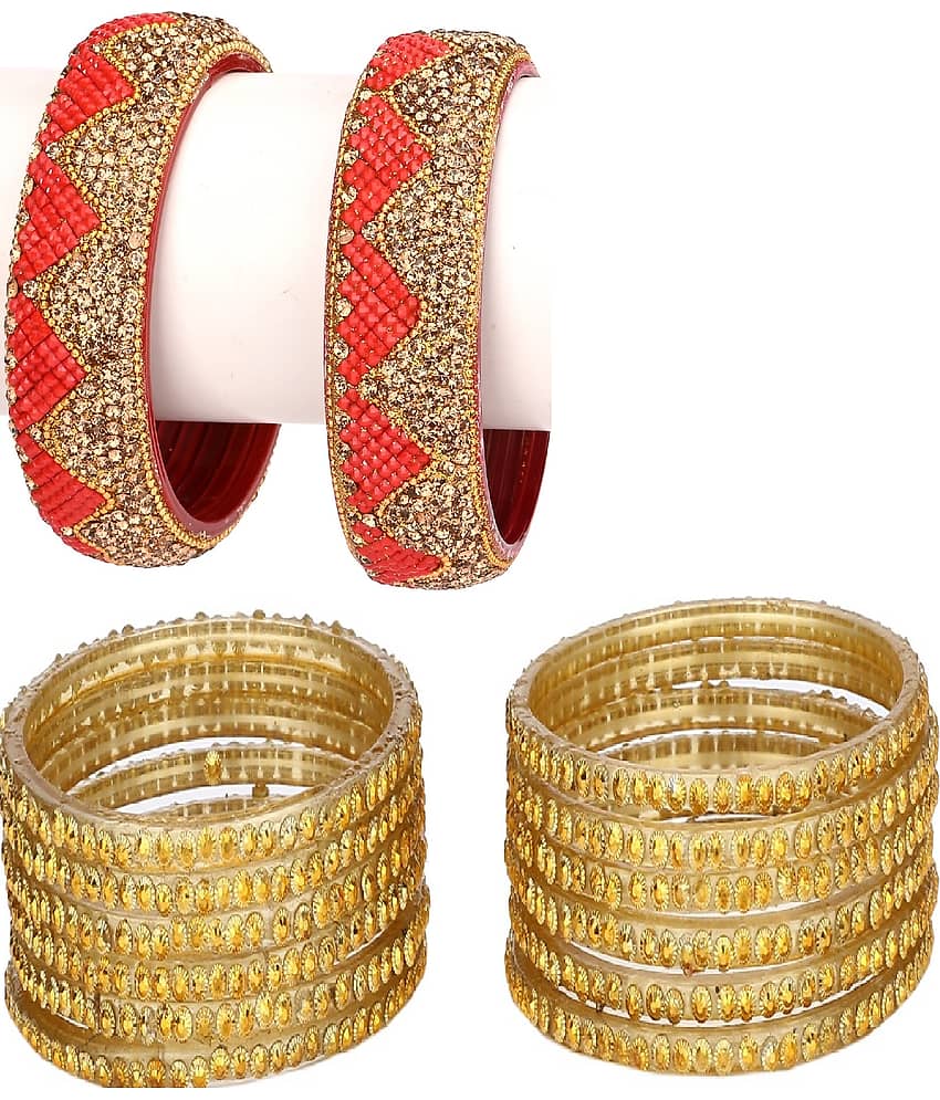 Somil Designer Wedding Fancy Glass Bangle Set For Party, Marriage, Function And Daily Use - Bangles & Bracelets | Buy online on ZillyBuy