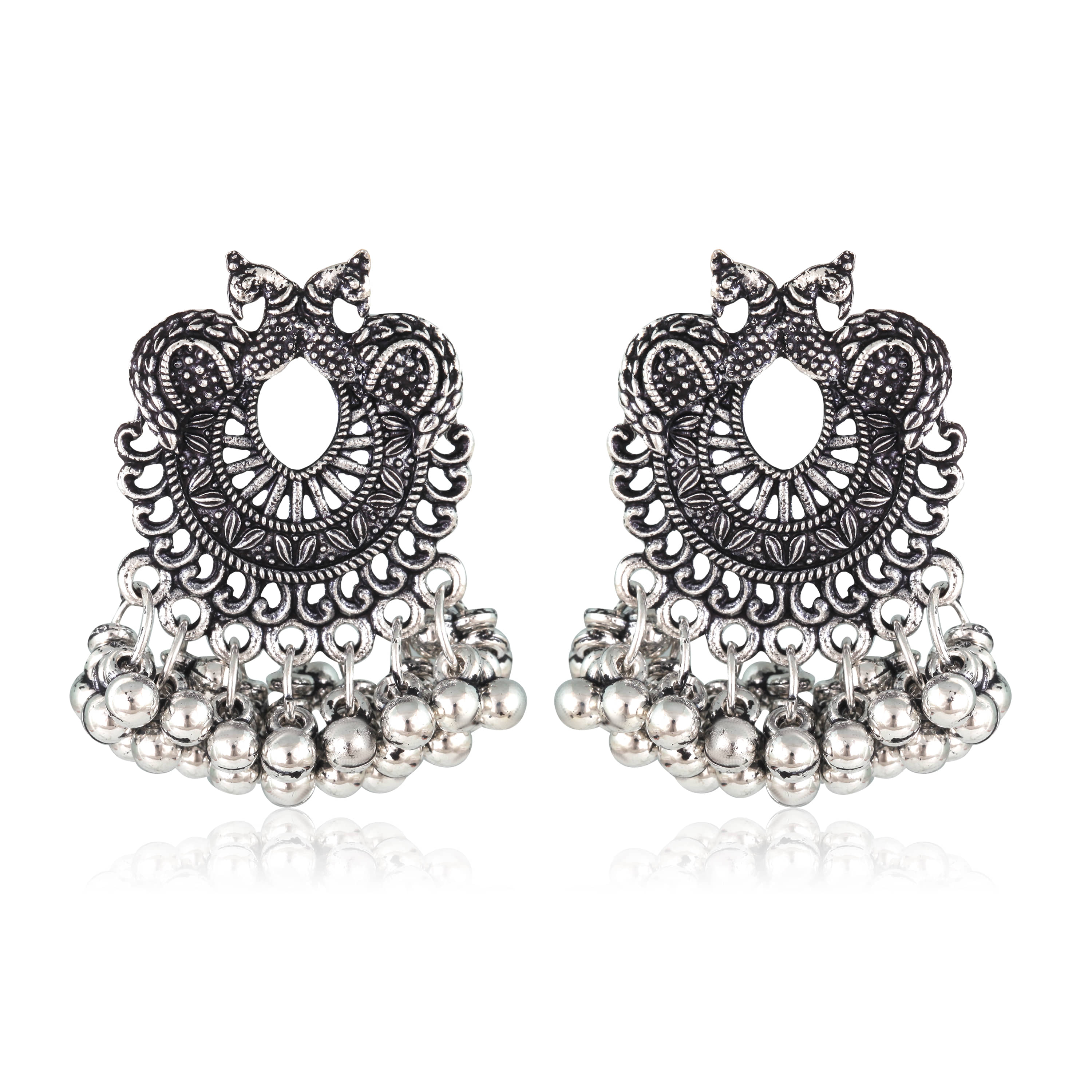 Vighnaharta - Black Drop Earrings ( Pack of 1 ) - Earrings | Buy online on ZillyBuy