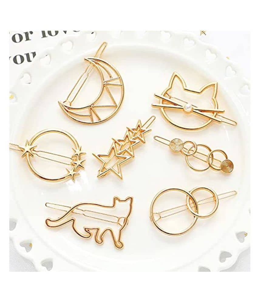 SNOWPEARL Gold Casual Hair Clip - Jewellery Sets | Buy online on ZillyBuy