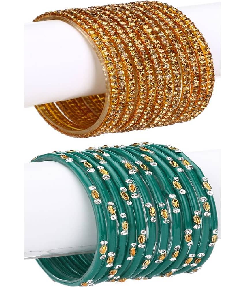 Somil Designer Wedding Fancy Glass Bangle Set For Party, Marriage, Function And Daily Use - Bangles & Bracelets | Buy online on ZillyBuy