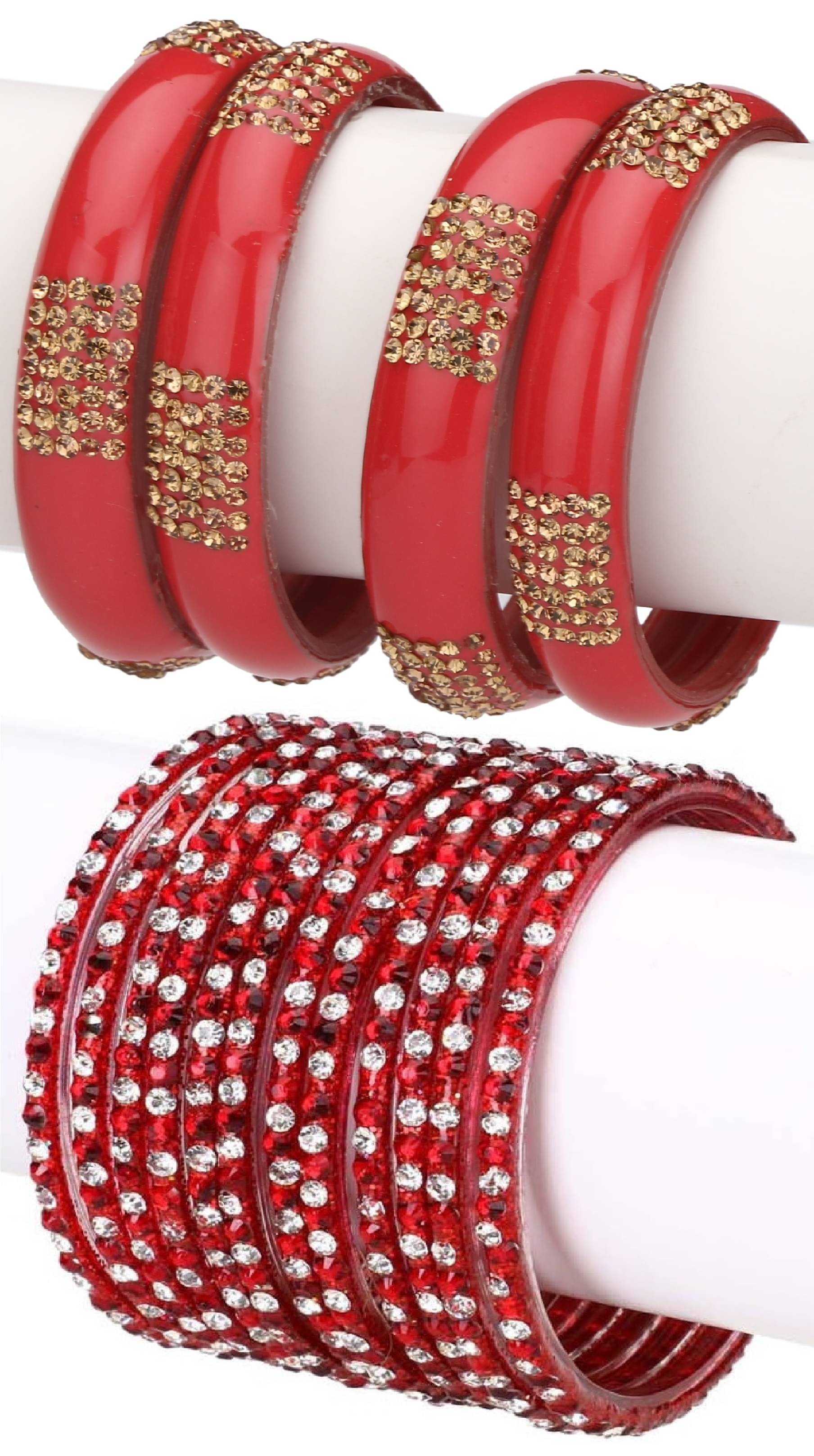 Somil Designer Wedding Fancy Glass Bangle Set For Party, Marriage, Function And Daily Use Somil Designer Wedding Fancy Glass Bangle Set For Party, Marriage, Function And Daily Use