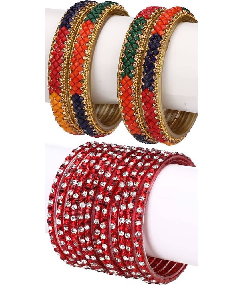 Somil Designer Wedding Fancy Glass Bangle Set For Party, Marriage, Function And Daily Use - Bangles & Bracelets | Buy online on ZillyBuy