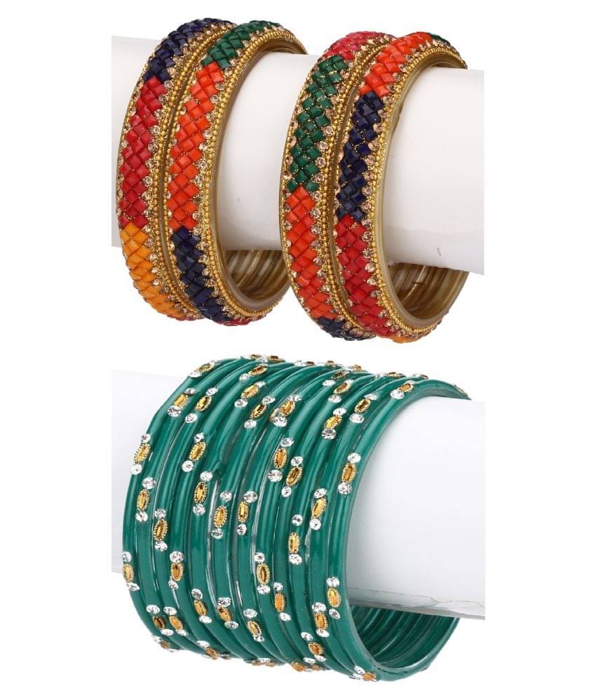     			Somil Designer Wedding Fancy Glass Bangle Set For Party, Marriage, Function And Daily Use