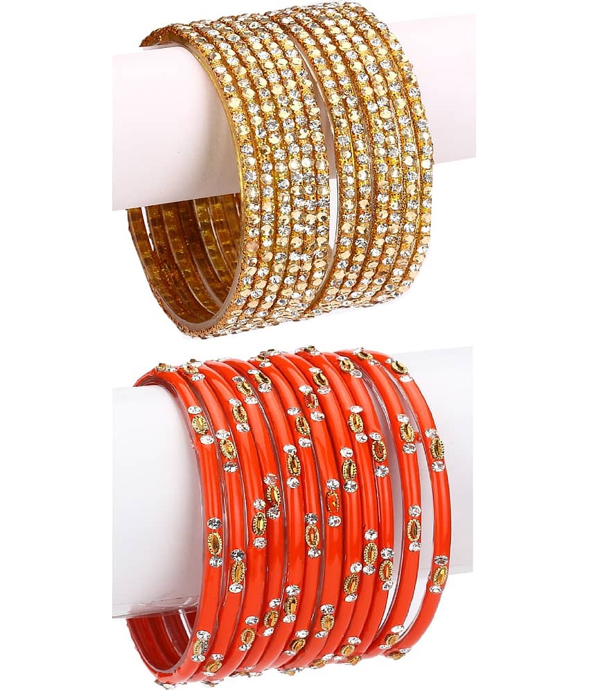 Somil Designer Wedding Fancy Glass Bangle Set For Party, Marriage, Function And Daily Use - Bangles & Bracelets | Buy online on ZillyBuy