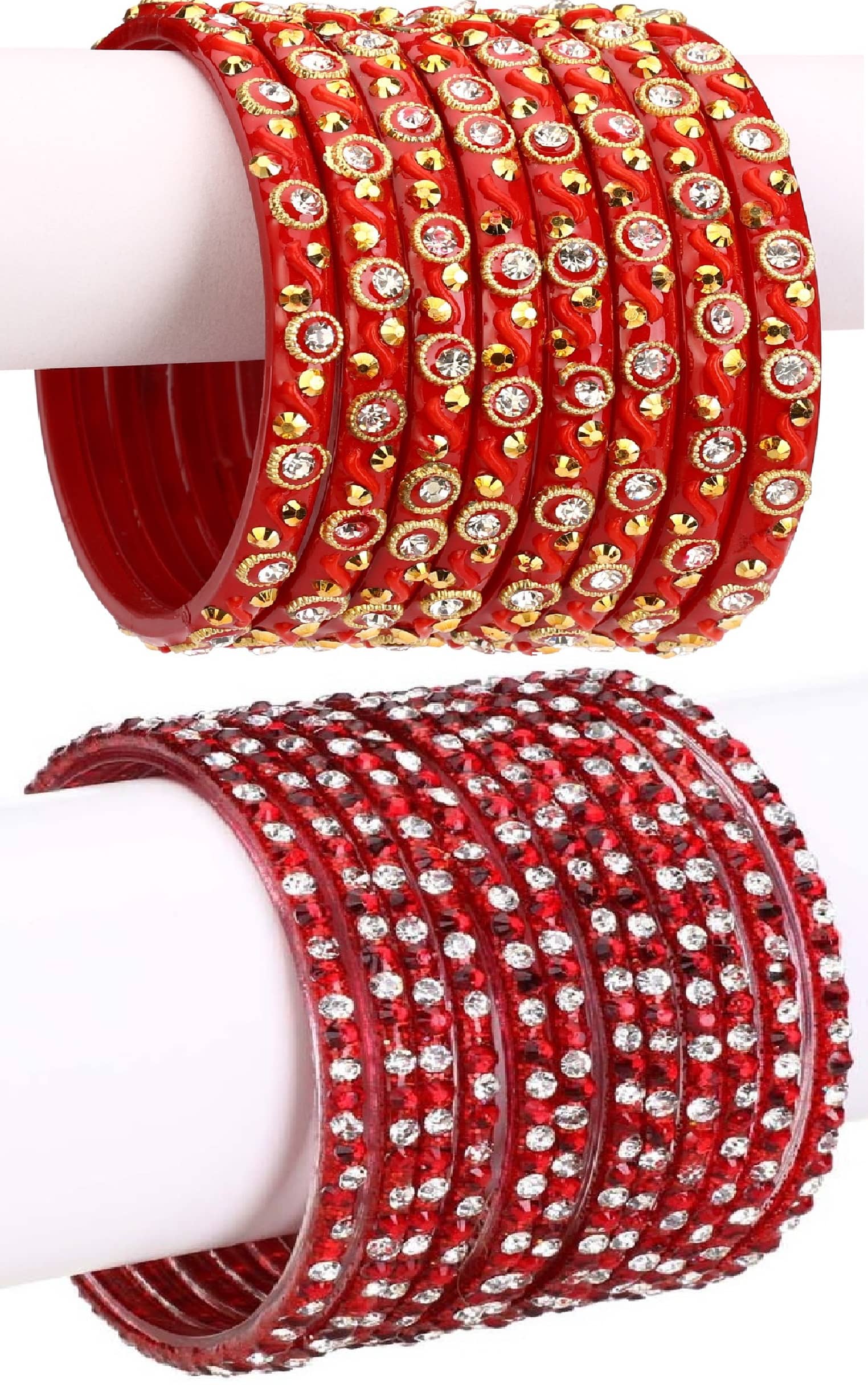 Somil Designer Wedding Fancy Glass Bangle Set For Party, Marriage, Function And Daily Use - Bangles & Bracelets | Buy online on ZillyBuy