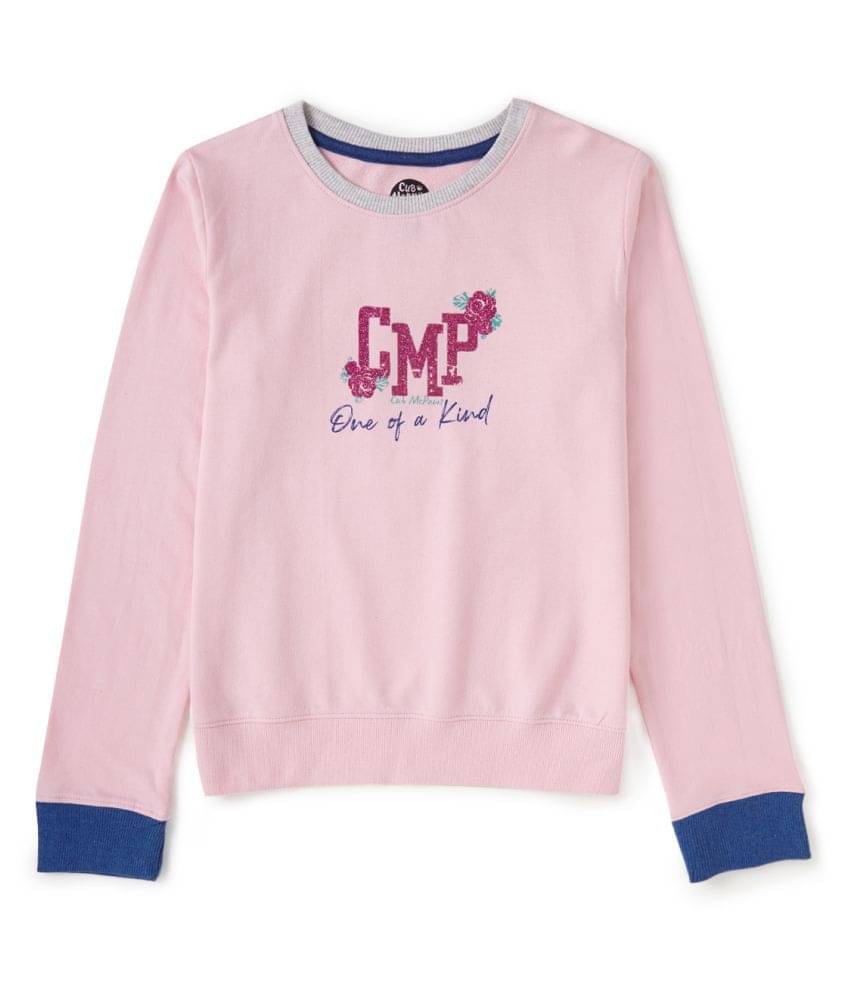     			Cub Mcpaws Single Girls 100% Cotton Sweatshirt ( Pink )