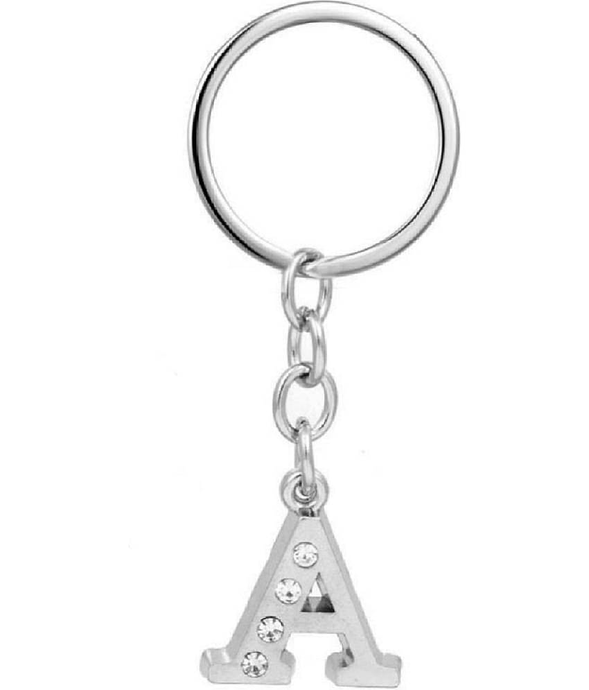 Americ Style Combo offer of Alphabet ''A & O'' Metal Keychains (Pack of 2)