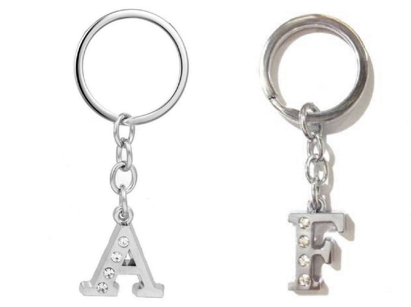 Americ Style Combo offer of Alphabet ''A & F'' Metal Keychains (Pack of 2) Americ Style Combo offer of Alphabet ''A & F'' Metal Keychains (Pack of 2)
