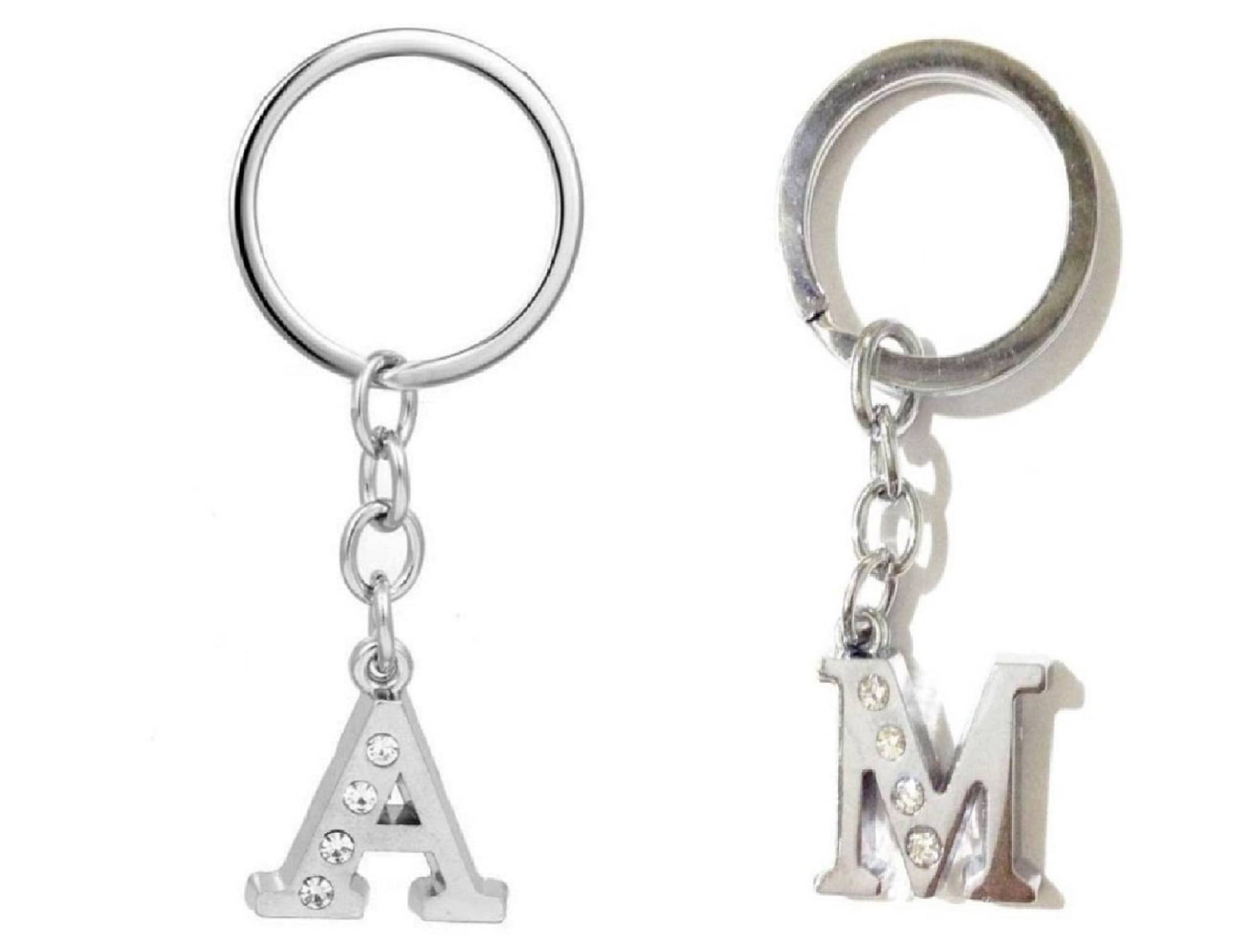 Americ Style Combo offer of Alphabet ''A & M'' Metal Keychains (Pack of 2) Americ Style Combo offer of Alphabet ''A & M'' Metal Keychains (Pack of 2)