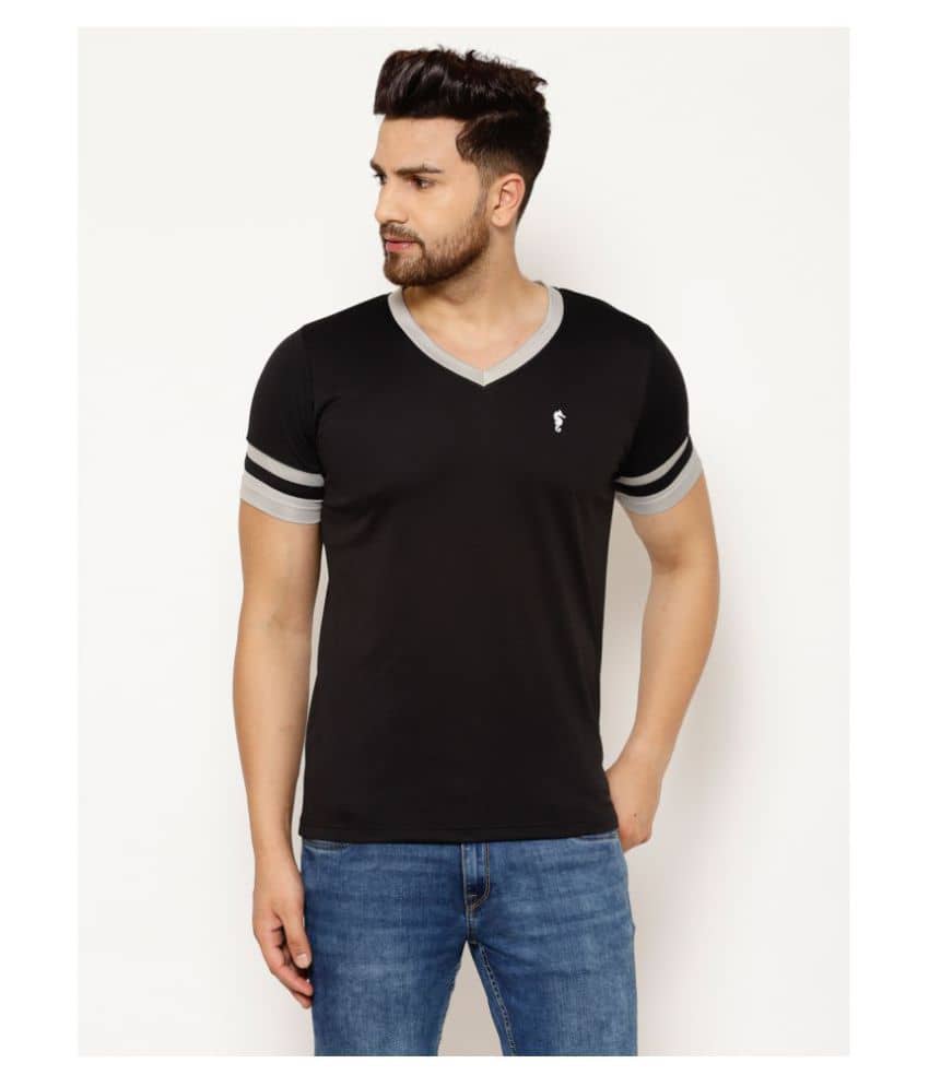 EPPE - Black Polyester Regular Fit Men's Sports T-Shirt ( Pack of 1 )