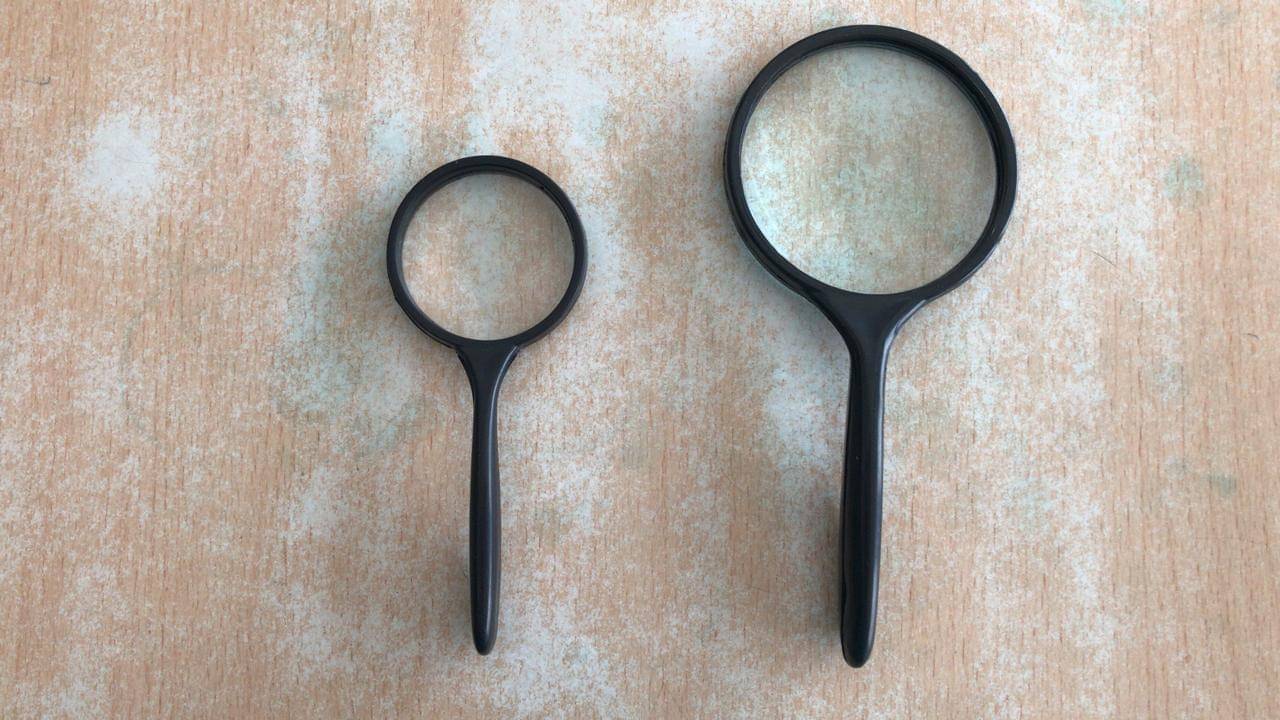     			LABOGENS Magnifying Glass for Reading/Map, Double Glass 75MM
