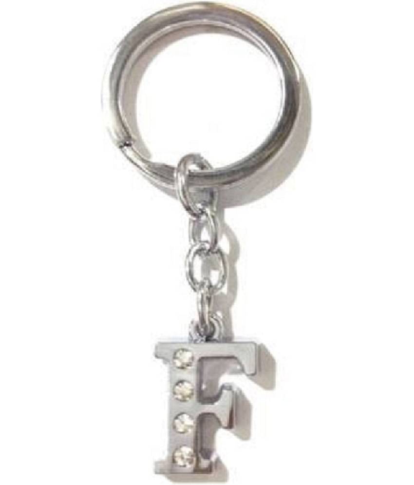 Americ Style Combo offer of Alphabet ''B & F'' Metal Keychains (Pack of 2)