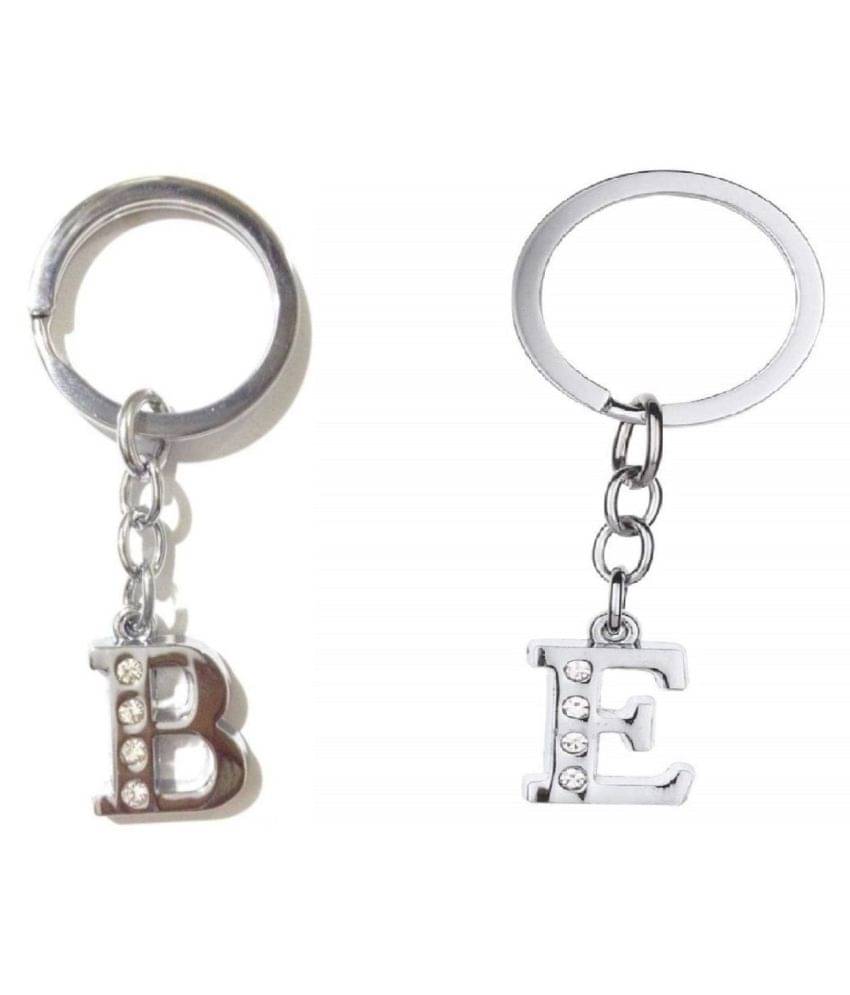Americ Style Combo offer of Alphabet ''B & E'' Metal Keychains (Pack of 2) Americ Style Combo offer of Alphabet ''B & E'' Metal Keychains (Pack of 2)