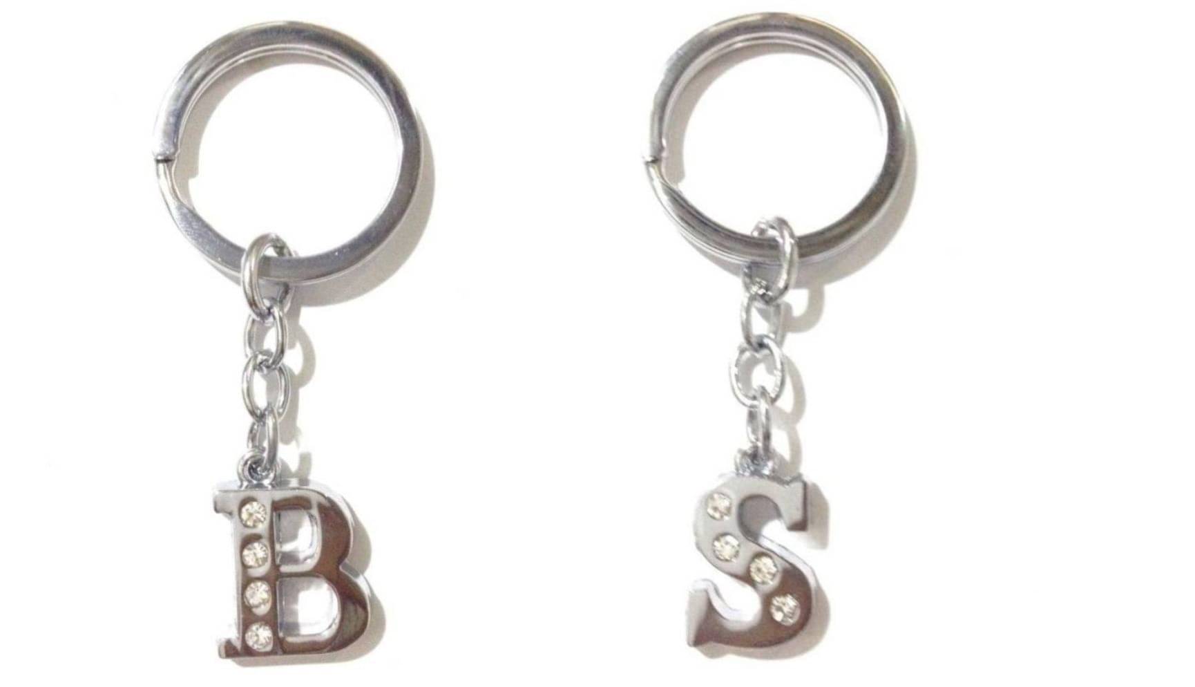 Americ Style Combo offer of Alphabet ''B & S'' Metal Keychains (Pack of 2) Americ Style Combo offer of Alphabet ''B & S'' Metal Keychains (Pack of 2)