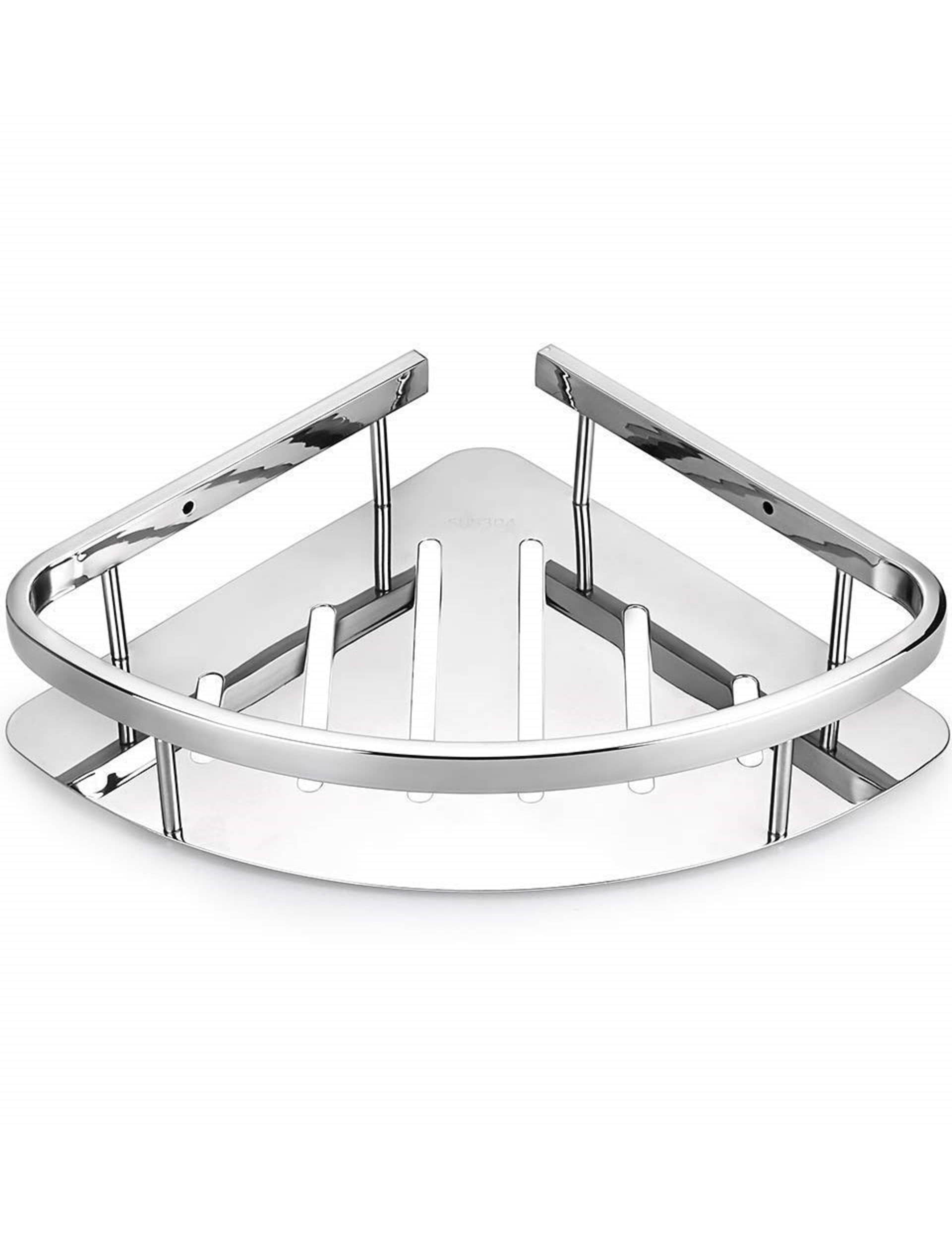 RR Collection Stainless Steel Corner Shelf