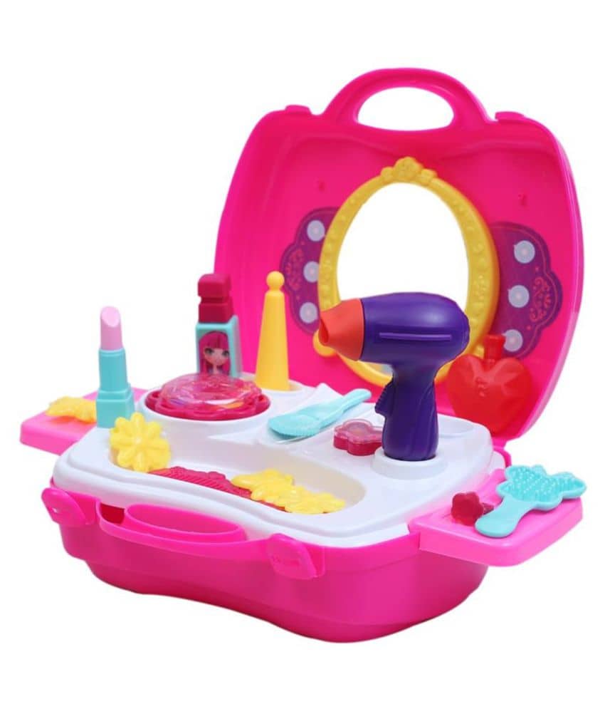 Fratelli Fashion My First Princess Carry Along Beauty Set Toy with Briefcase and Accessories, (Multicolour)